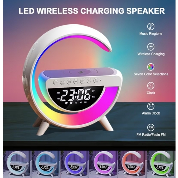 Multifunctional Bluetooth Speaker & Alarm Clock  - Picture 2 of 8